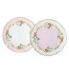 ニナス オリジナル マリーアントワネット 1775 プレート 18cm ピンクふち＆ホワイトふち ペア