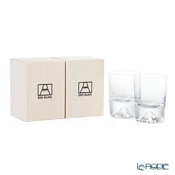 【伝統工芸】田島硝子 富士山グラス 冷酒グラス／ショットグラス 90ml ペア TG20-015-CS