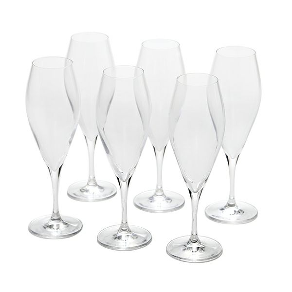 木村硝子店 ピッコロ 6oz フルート 200ml 6本セット