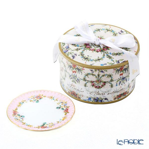 ニナス オリジナル マリーアントワネット 1775 プレート 18cm ピンク（ふち）