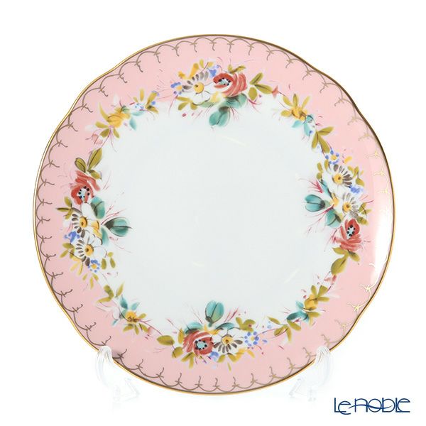 ニナス オリジナル マリーアントワネット 1775 プレート 18cm ピンク（ふち）