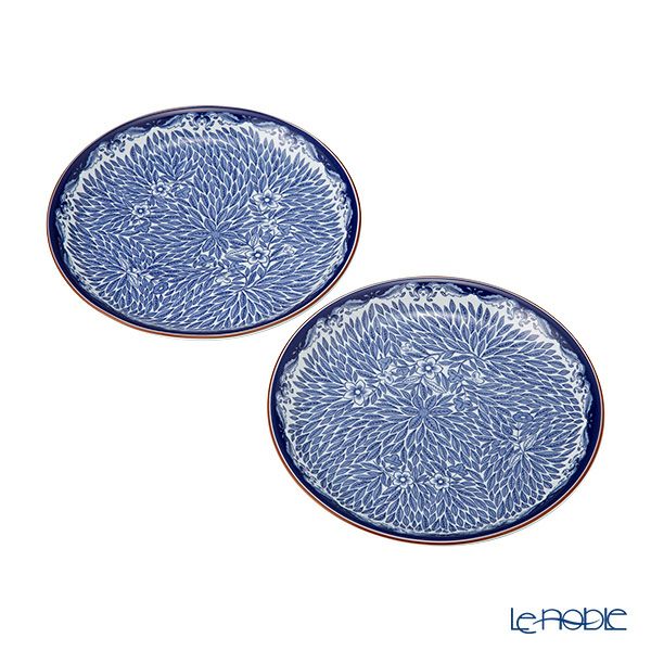 ロールストランド オスティンディア フローリス／フロリス プレート 20cm ペア 1012348