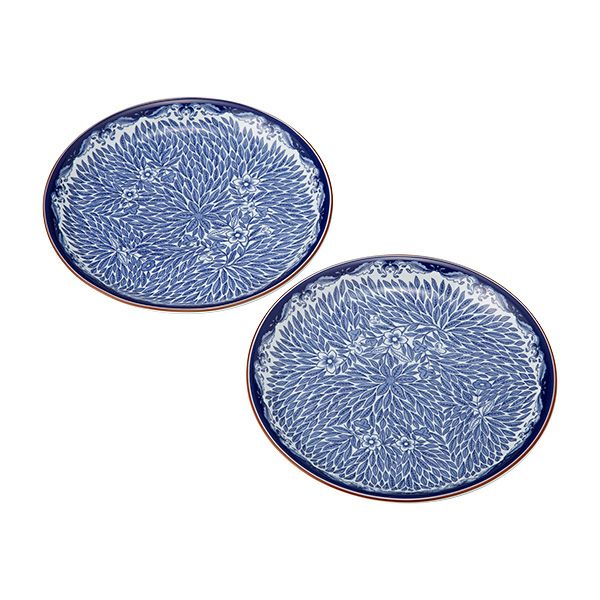 ロールストランド オスティンディア フローリス／フロリス プレート 20cm ペア 1012348