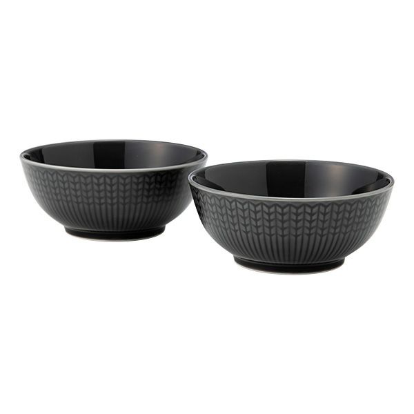 ロールストランド スウェディッシュグレース ボウル 300ml ストーンブラック ペア 1012402