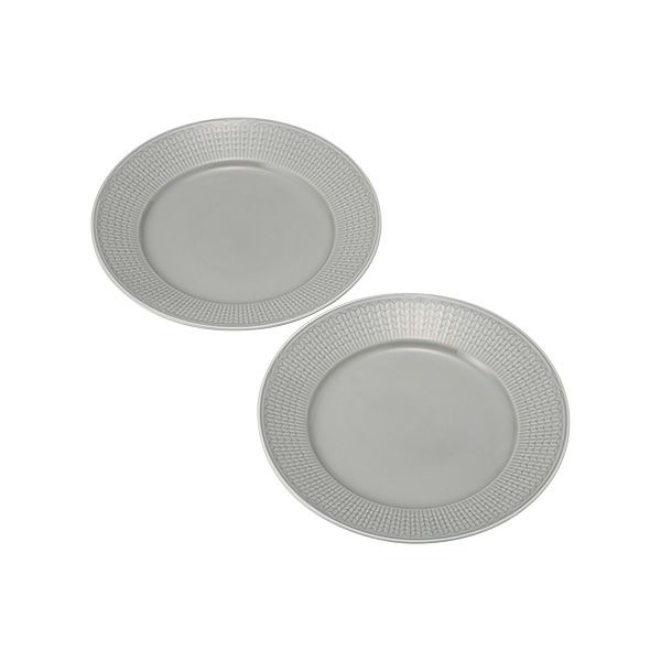 ロールストランド スウェディッシュグレース プレート 21cm ミストグレイ ペア 1062121