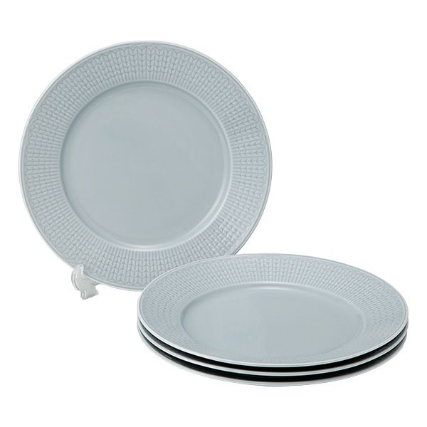 ロールストランド スウェディッシュグレース プレート 27cm アイスブルー 4枚セット 1011877