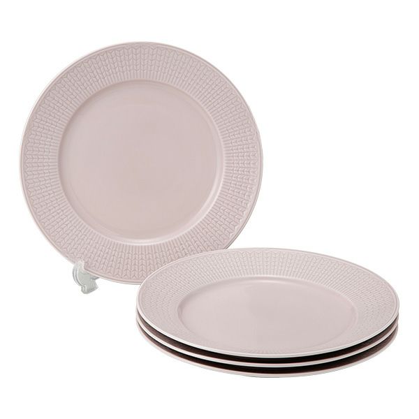 ロールストランド スウェディッシュグレース プレート 27cm ローズピンク 4枚セット 1012224