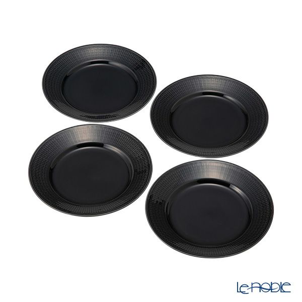 ロールストランド スウェディッシュグレース プレート 21cm ストーンブラック 4枚セット 1012398