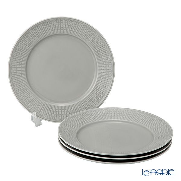 ロールストランド スウェディッシュグレース プレート 27cm ミストグレイ 4枚セット 1062120