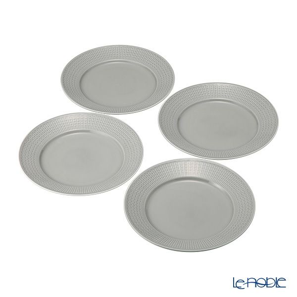 ロールストランド スウェディッシュグレース プレート 27cm ミストグレイ 4枚セット 1062120