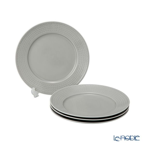 ロールストランド スウェディッシュグレース プレート 21cm ミストグレイ 4枚セット 1062121