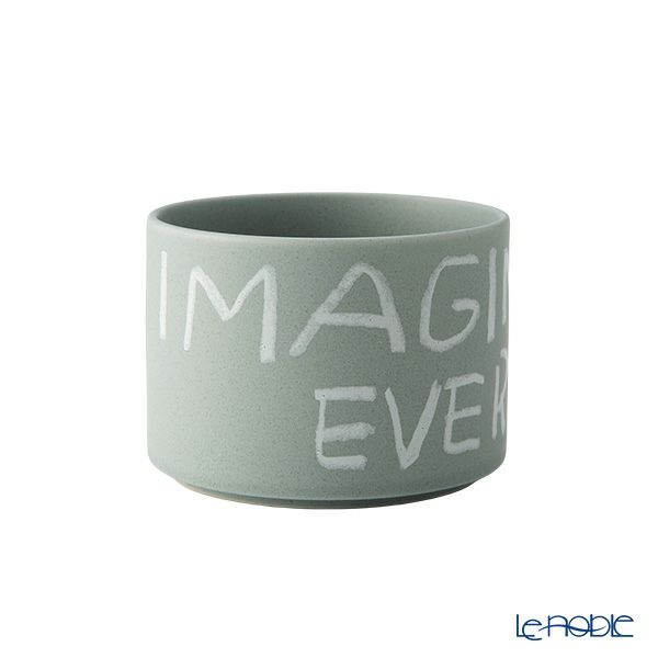 きほんのうつわ × Lee Izumida リサイクル土カップ（高台付き） ペア 200ml 灰青 滝呂焼 IMAGINATION EVERYDAY