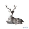 ハルモニア クリスマスオブジェ ウインターフォレスト ディア（トナカイ）ペア A2 立ち＆座り HM-011303 ポリレジン製