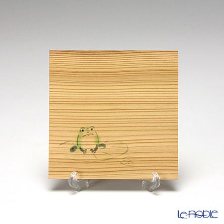 高野竹工 杉小皿 かえる 5枚セット 110-06