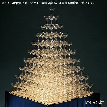 滑り止め付シャンパングラス 55個セット 32034-CT シャンパンタワー 5段組