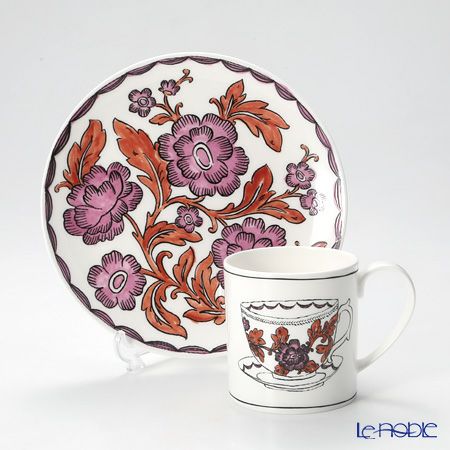 Twig NEW YORK ヘリテージ ハマナス プレート＆マグセット