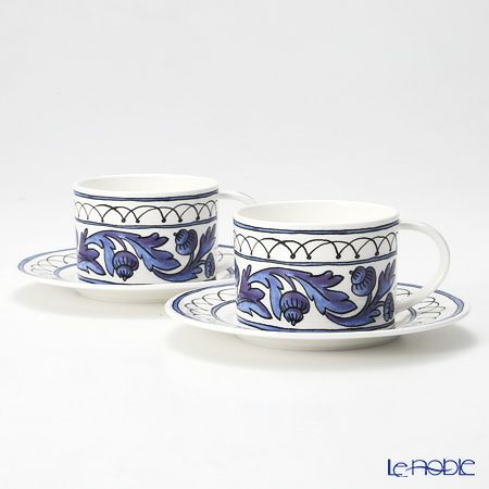 Twig NEW YORK ヘリテージ ブルーバード カップ＆ソーサー 200ml ペア