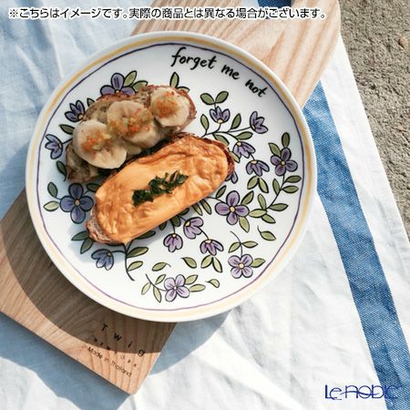 Twig NEW YORK ヘリテージ ワスレナグサ プレート＆マグセット