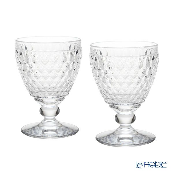 ビレロイ＆ボッホ（Villeroy＆Boch） ボストン ワイングラス クリア 12cm 220ml ペア