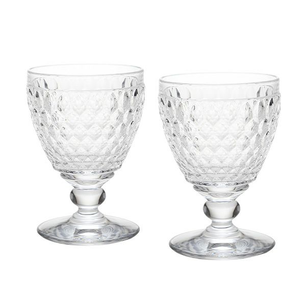 ビレロイ＆ボッホ（Villeroy＆Boch） ボストン ワイングラス クリア 12cm 220ml ペア