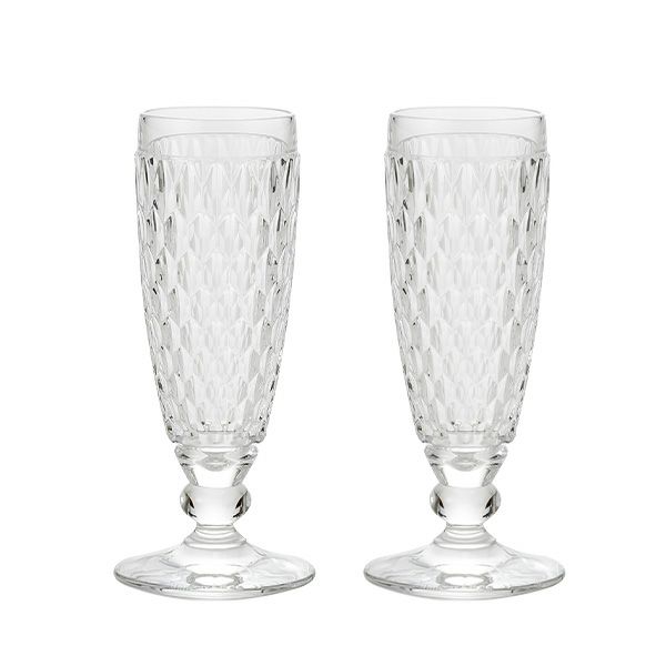 ビレロイ＆ボッホ（Villeroy＆Boch） ボストン シャンパングラス クリア 16cm 150ml ペア