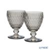 ビレロイ＆ボッホ（Villeroy＆Boch） ボストン ワイングラス スモーク 12cm 220ml ペア