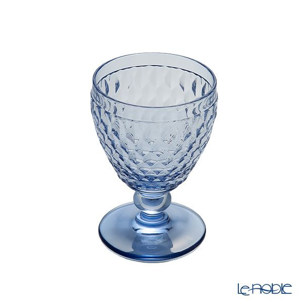 ビレロイ＆ボッホ（Villeroy＆Boch） ボストン ワイングラス ブルー 12cm 220ml ペア