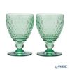 ビレロイ＆ボッホ（Villeroy＆Boch） ボストン ワイングラス グリーン 12cm 220ml ペア
