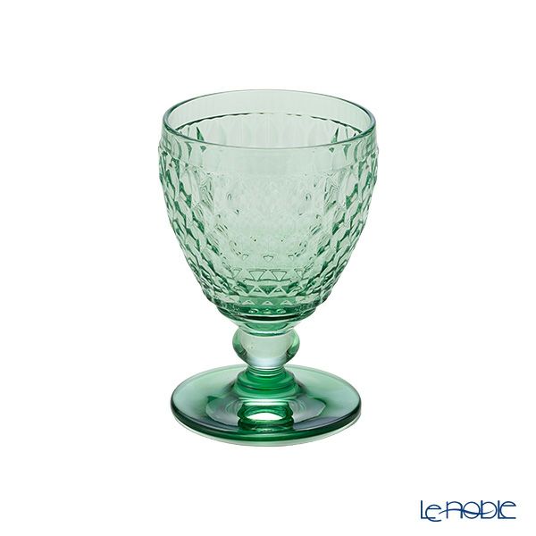 ビレロイ＆ボッホ（Villeroy＆Boch） ボストン ワイングラス グリーン 12cm 220ml ペア