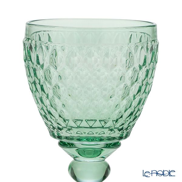 ビレロイ＆ボッホ（Villeroy＆Boch） ボストン ワイングラス グリーン 12cm 220ml ペア