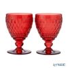 ビレロイ＆ボッホ（Villeroy＆Boch） ボストン ワイングラス レッド 12cm 220ml ペア