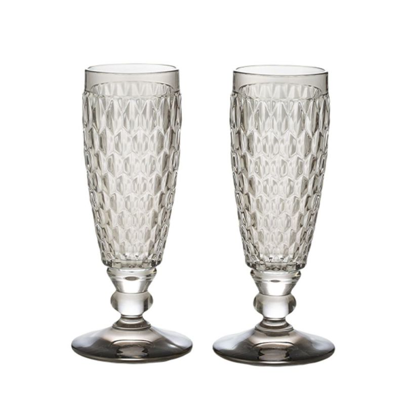 ビレロイ＆ボッホ（Villeroy＆Boch） ボストン シャンパングラス スモーク 16cm 150ml ペア