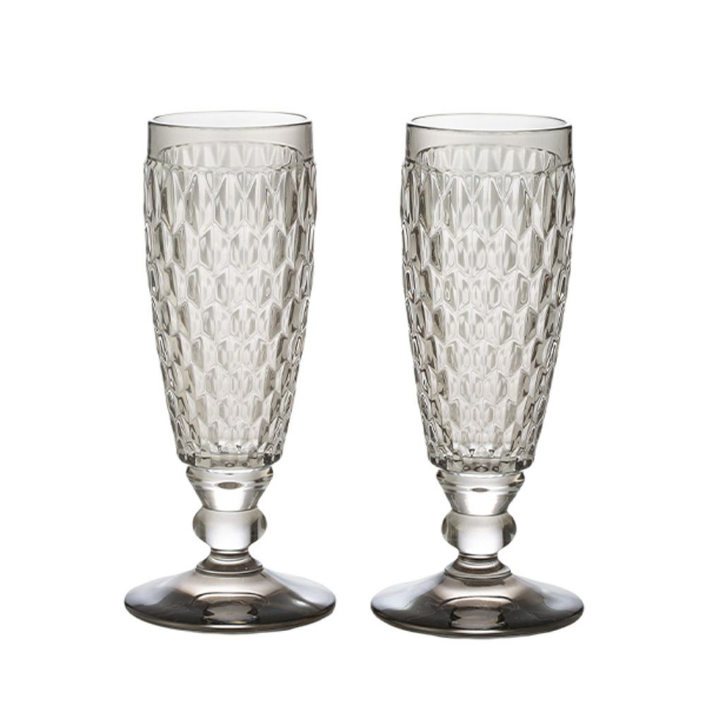 ビレロイ＆ボッホ（Villeroy＆Boch） ボストン シャンパングラス スモーク 16cm 150ml ペア