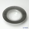 Vetro Felice ヴェトロ フェリーチェ グリッター リムボウル 19.5cm ダークグレイ＆クリア ペア