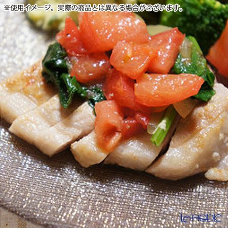 Vetro Felice ヴェトロ フェリーチェ グリッター リムボウル 26cm ジンジャー＆クリア ペア