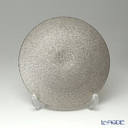 Vetro Felice ヴェトロ フェリーチェ グリッター プレート 14cm ジンジャー 4枚セット