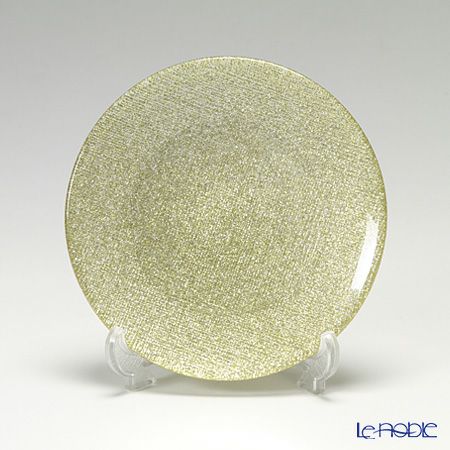 Vetro Felice ヴェトロ フェリーチェ グリッター プレート 14cm ニューゴールド 4枚セット