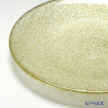 Vetro Felice ヴェトロ フェリーチェ グリッター プレート 14cm ニューゴールド 4枚セット