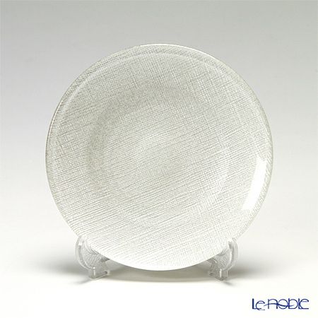 Vetro Felice ヴェトロ フェリーチェ グリッター プレート 14cm ホワイト 4枚セット