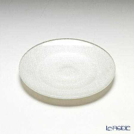 Vetro Felice ヴェトロ フェリーチェ グリッター プレート 14cm ホワイト 4枚セット