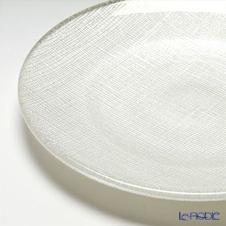 Vetro Felice ヴェトロ フェリーチェ グリッター プレート 14cm ホワイト 4枚セット