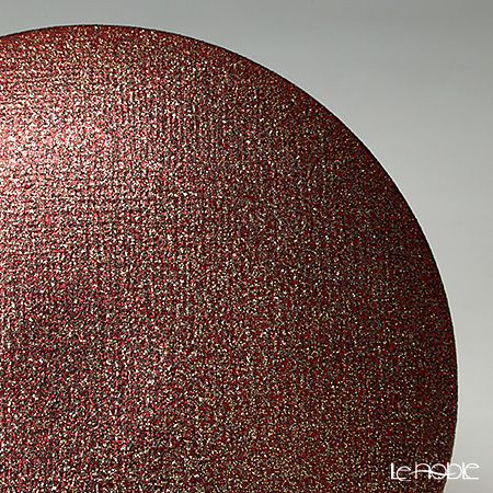 Vetro Felice ヴェトロ フェリーチェ グリッター プレート 14cm レッド 4枚セット
