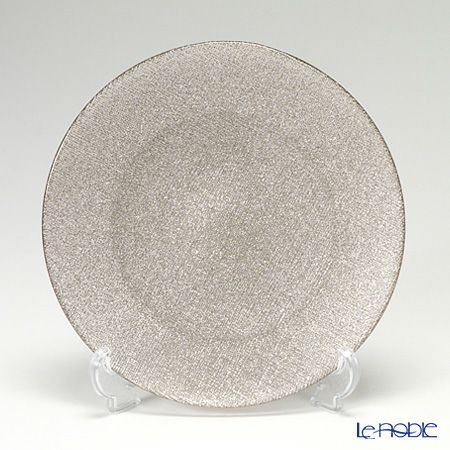 Vetro Felice ヴェトロ フェリーチェ グリッター プレート 21cm ジンジャー 4枚セット