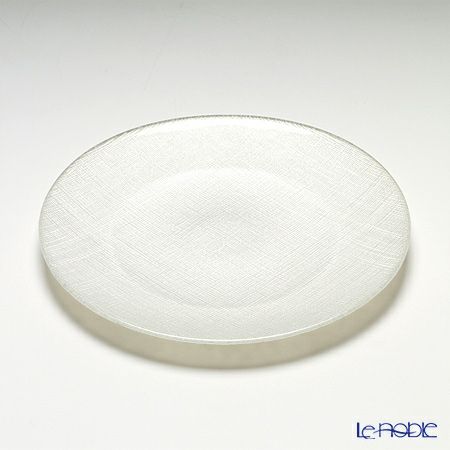 Vetro Felice ヴェトロ フェリーチェ グリッター プレート 21cm ホワイト 4枚セット