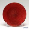 Vetro Felice ヴェトロ フェリーチェ グリッター プレート 21cm レッド 4枚セット