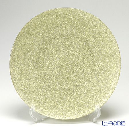 Vetro Felice ヴェトロ フェリーチェ グリッター プレート 28cm ニューゴールド 4枚セット