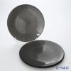 Vetro Felice ヴェトロ フェリーチェ グリッター プレート 35cm ダークグレイ 4枚セット