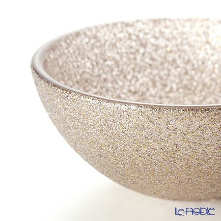 Vetro Felice ヴェトロ フェリーチェ グリッター ミニボウル 9cm ジンジャー 4個セット