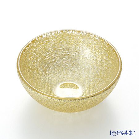 Vetro Felice ヴェトロ フェリーチェ グリッター ミニボウル 9cm ニューゴールド 4個セット