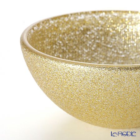 Vetro Felice ヴェトロ フェリーチェ グリッター ミニボウル 9cm ニューゴールド 4個セット